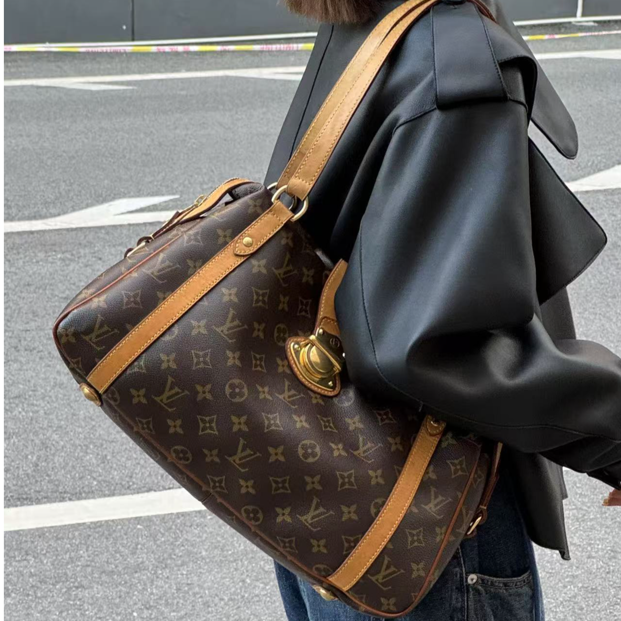 95新 LouisVuitton/路易威登 18316415 金豆托特 TR0120 40*24