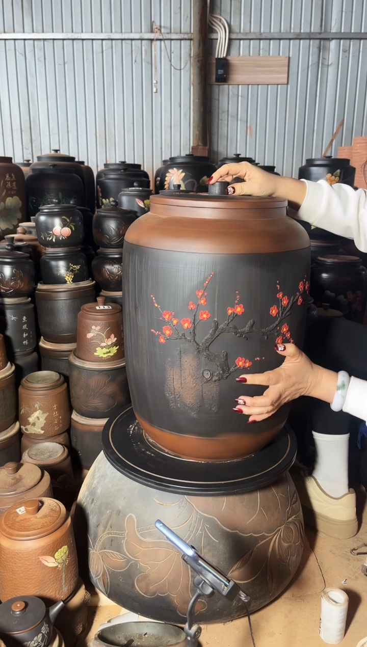 【闪购商品】壶瑕疵茶缸 高52cm  外地小裂 466