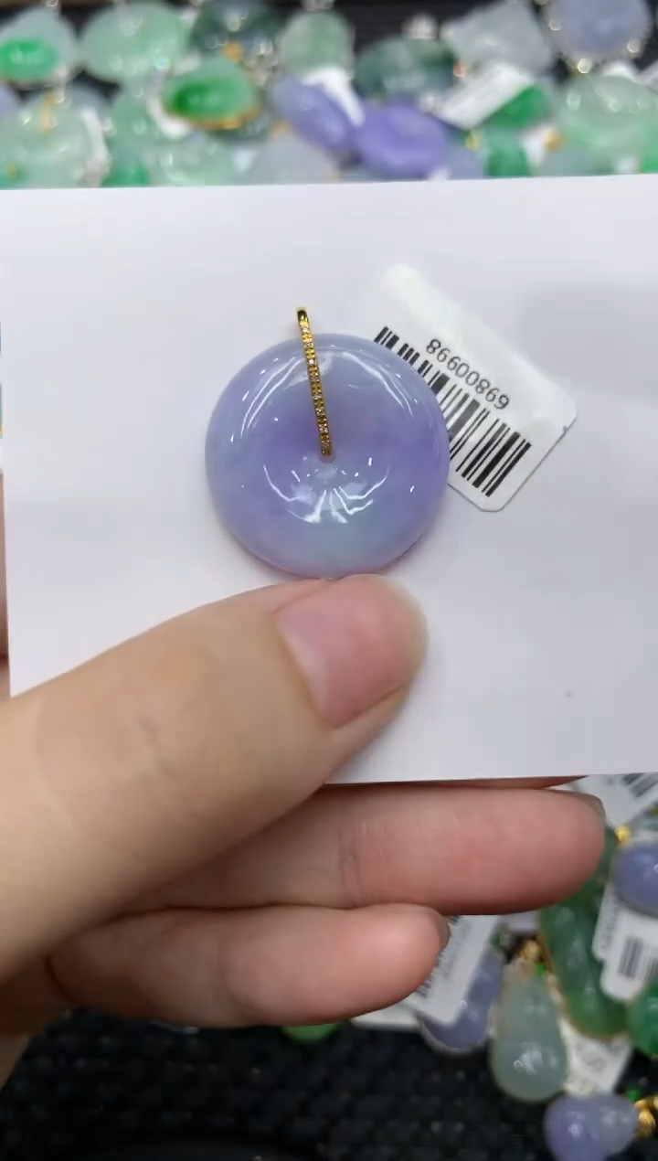 【闪购商品】翡翠颈饰18K金镶嵌111111111111