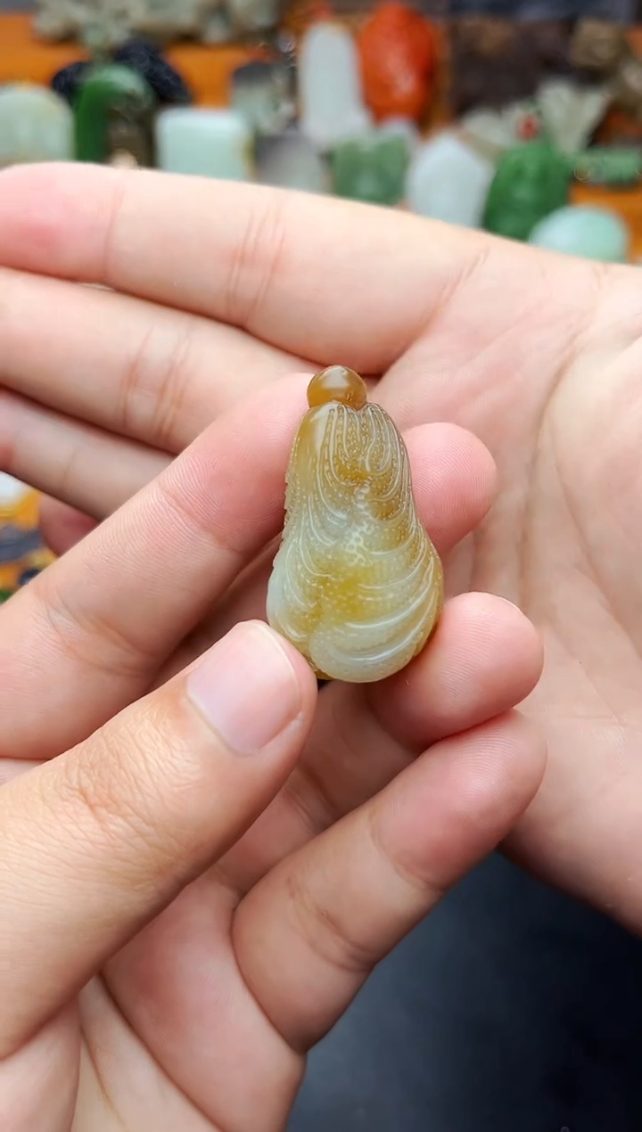 【闪购商品】和田玉颈饰未镶嵌白菜01