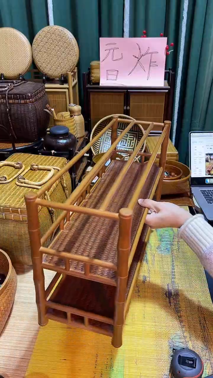 竹编工艺品茶道零配工艺品