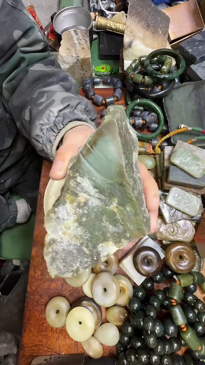 未镶嵌和田玉珠宝半成品1