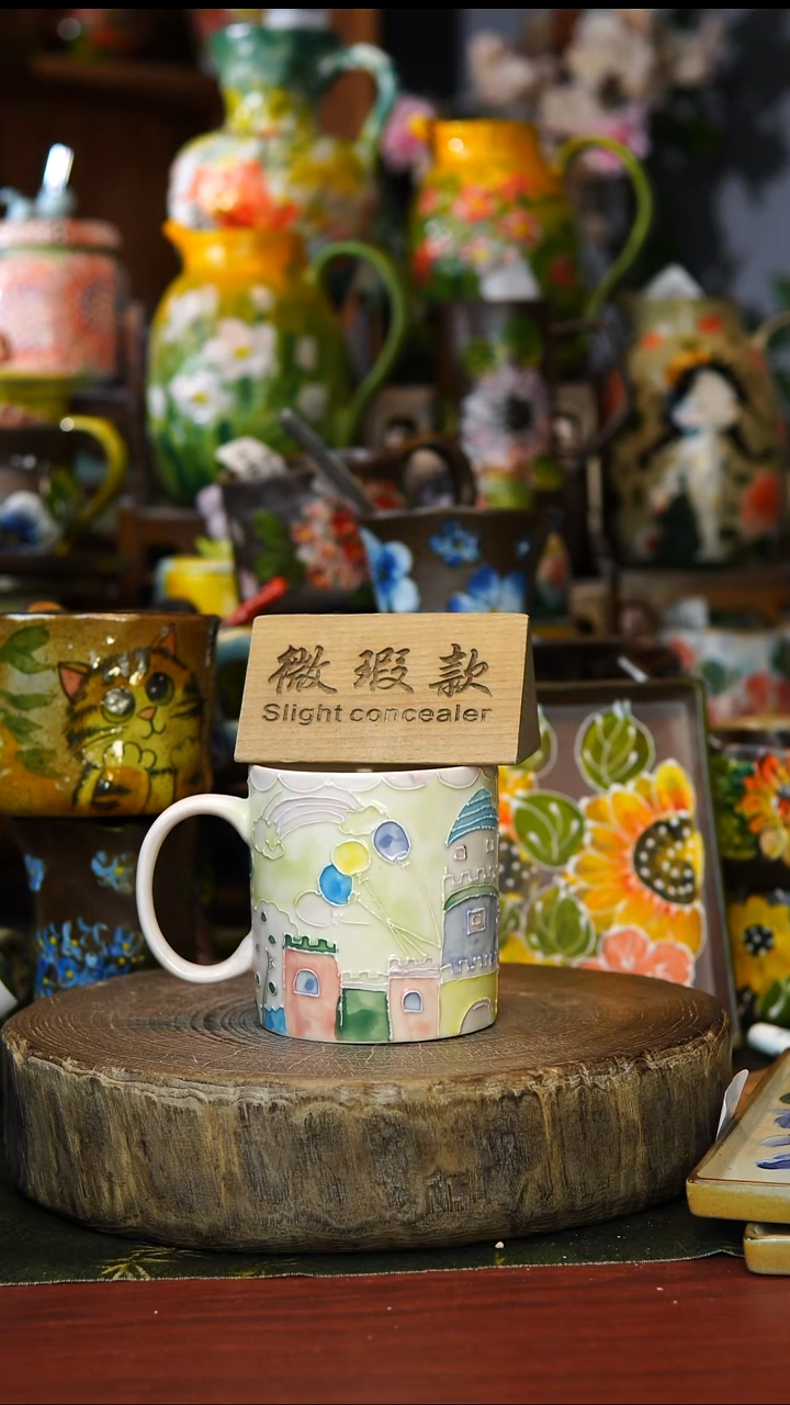 陶瓷176景德镇手工手绘釉下彩