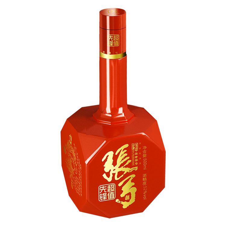 张弓 喜庆超值先锋 52度500ml*1瓶纯粮食浓香型52度500ml