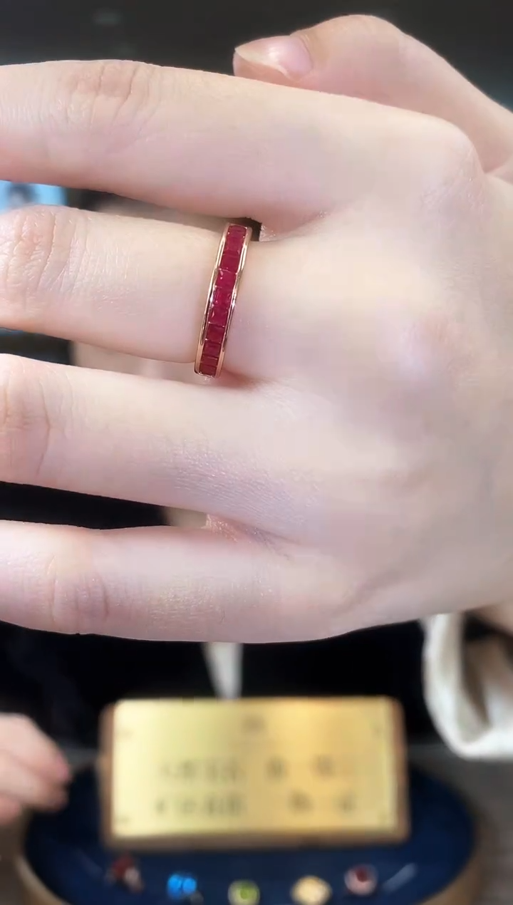 【闪购商品】红宝石戒指银S925镶嵌07