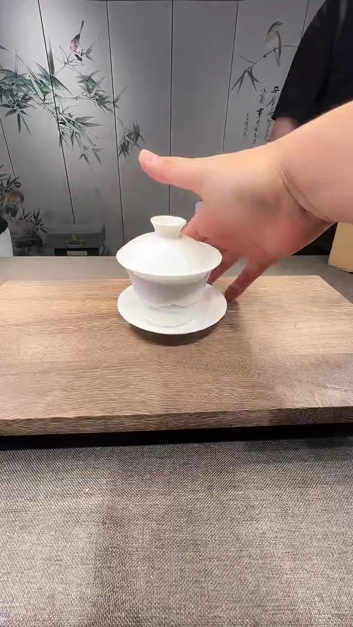 @微光茶器水墨画盖杯TJ049