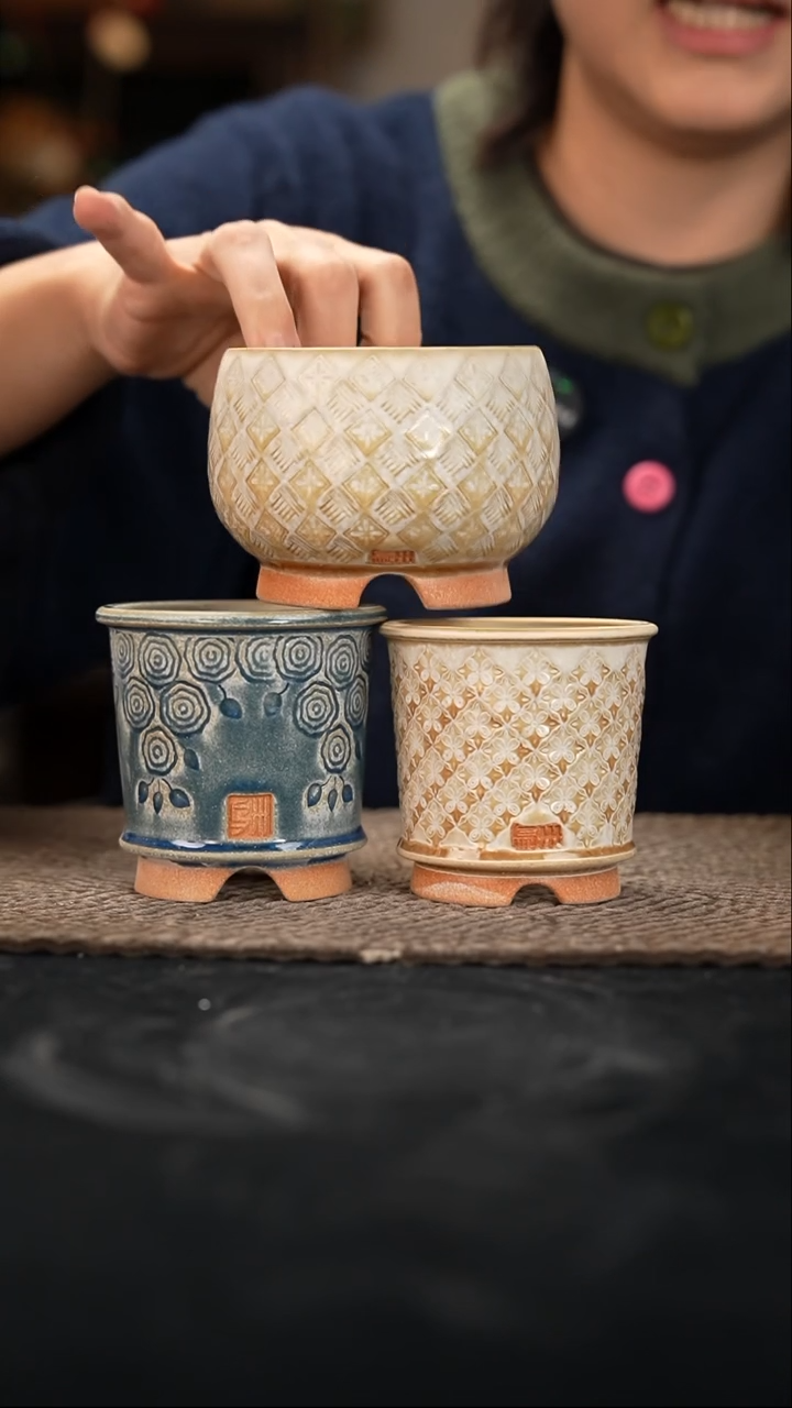 口径花盆12-30-295一组3个*默认有瑕