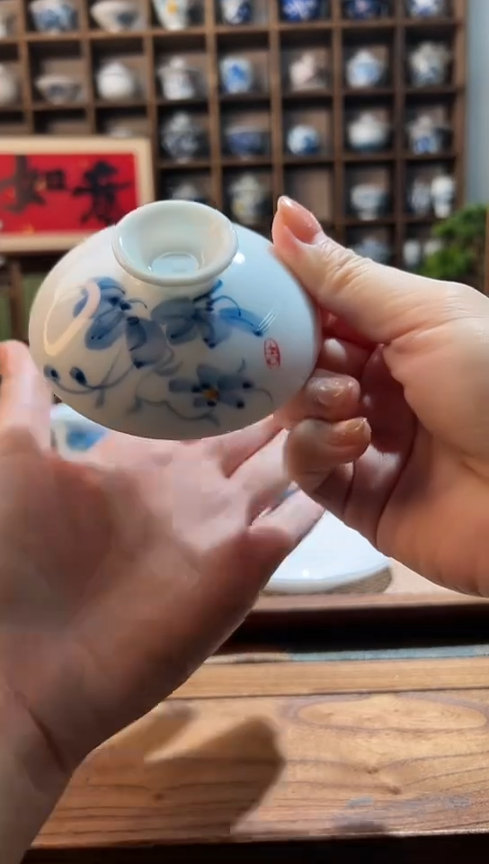 【闪购商品】牵牛花大盖碗的盖子