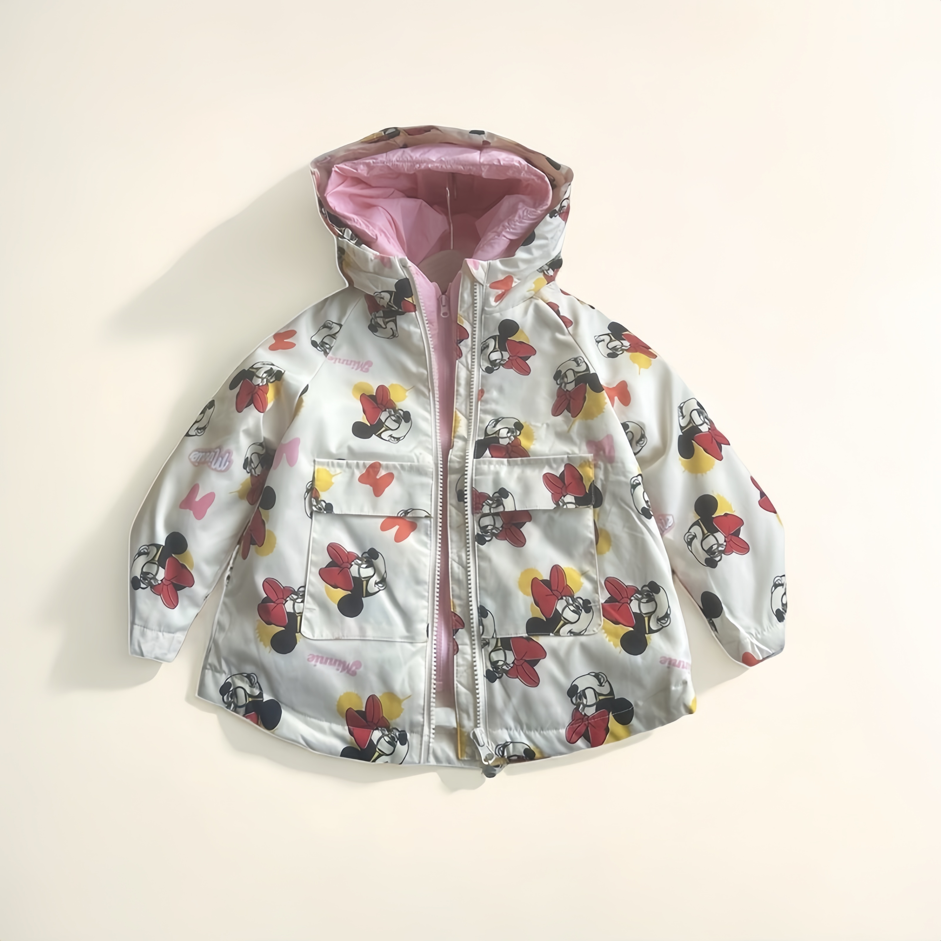 【清仓】90-100史努B女童秋冬加厚冲锋衣羽绒服可拆卸三合一两件套
