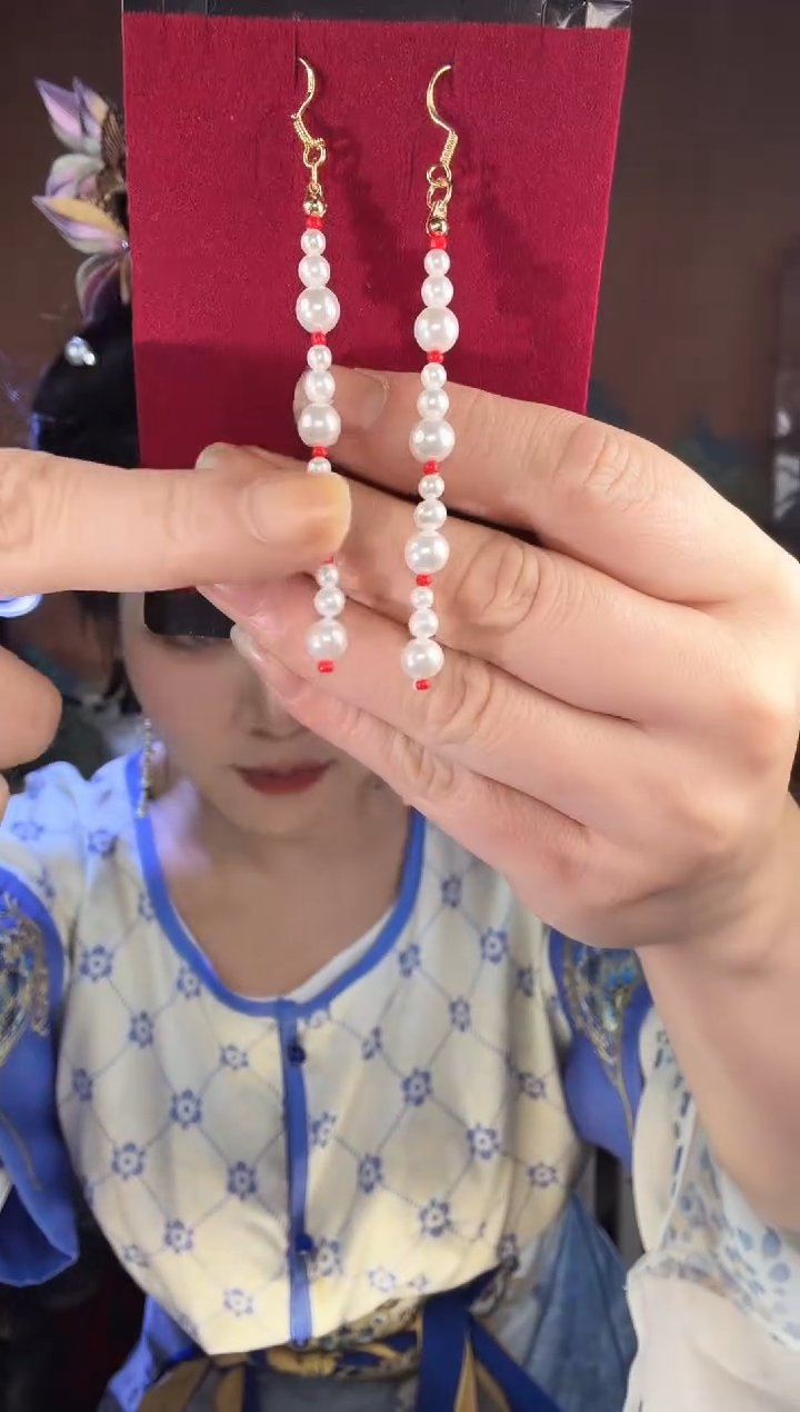 非金属醋酸耳环一对