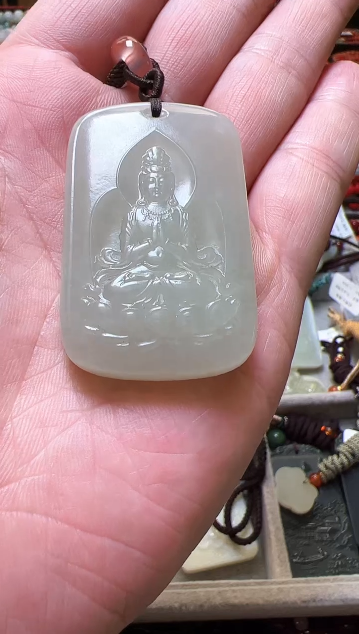 【闪购商品】和田玉颈饰未镶嵌和田玉观音颈饰