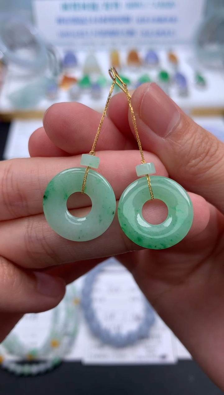 【闪购商品】定制翡翠18K金镶嵌模式推广期24小时鉴赏期