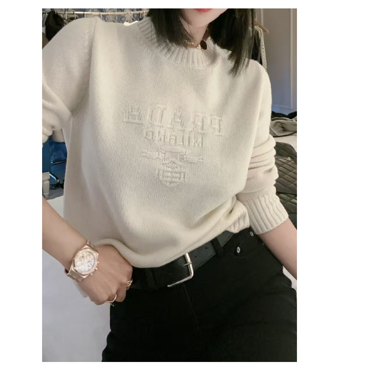 未使用 Prada/普拉达 双双臻选/yy00826/PRADA毛衣/52