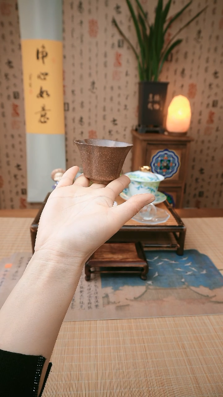 【闪购商品】老岩泥四瓣花主人杯