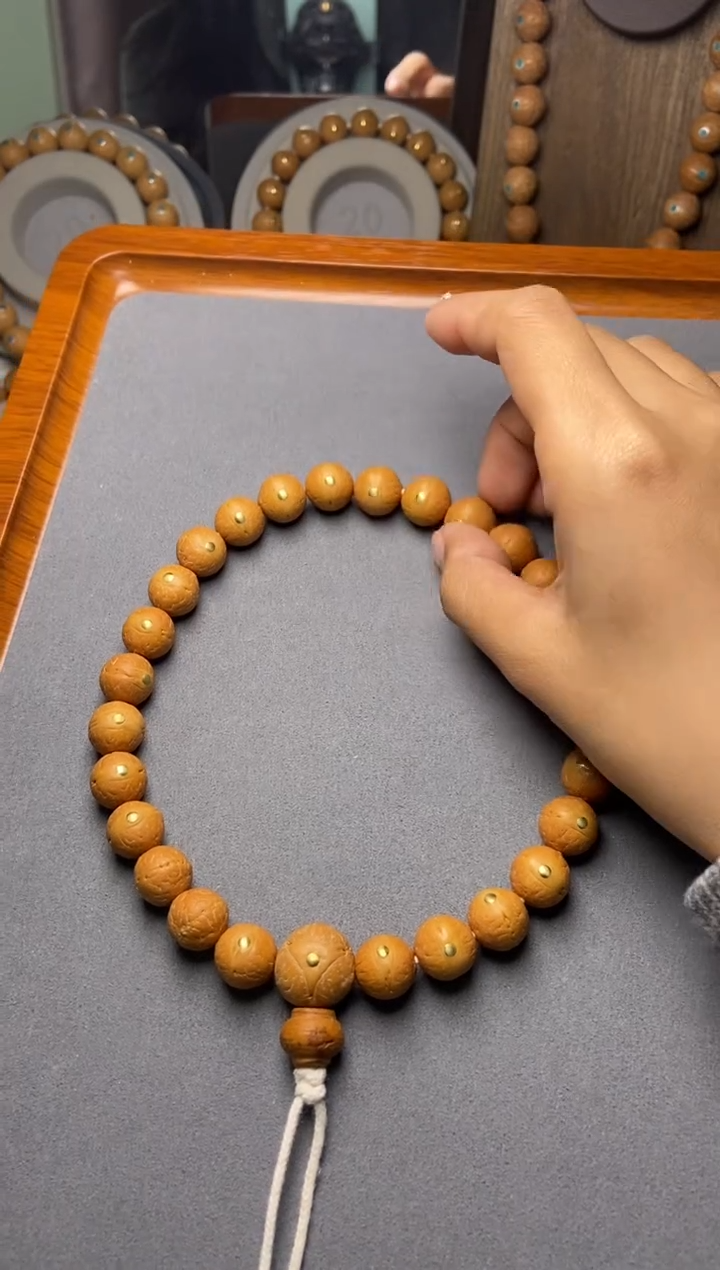 吊坠凤眼菩提12凤眼铜钉手持