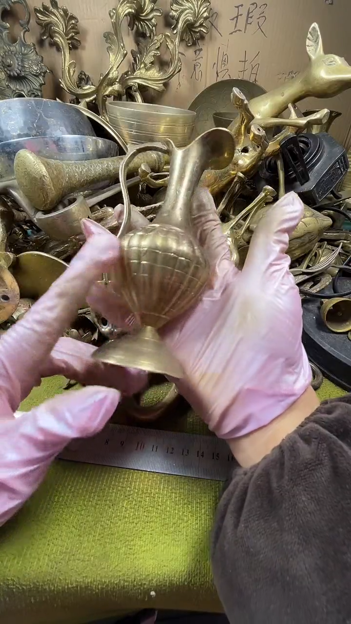 姚***摇亿锦铜回流铜器摆件36