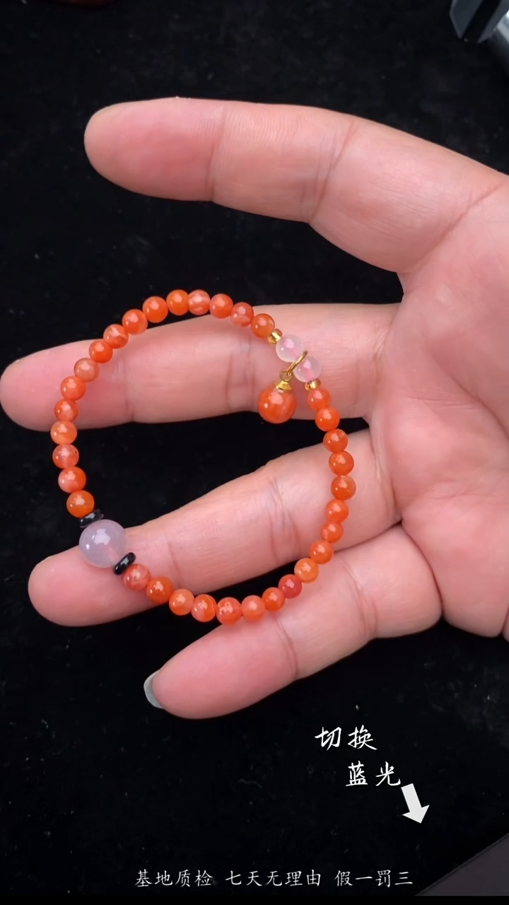 未镶嵌手链南红玛瑙多样性发一