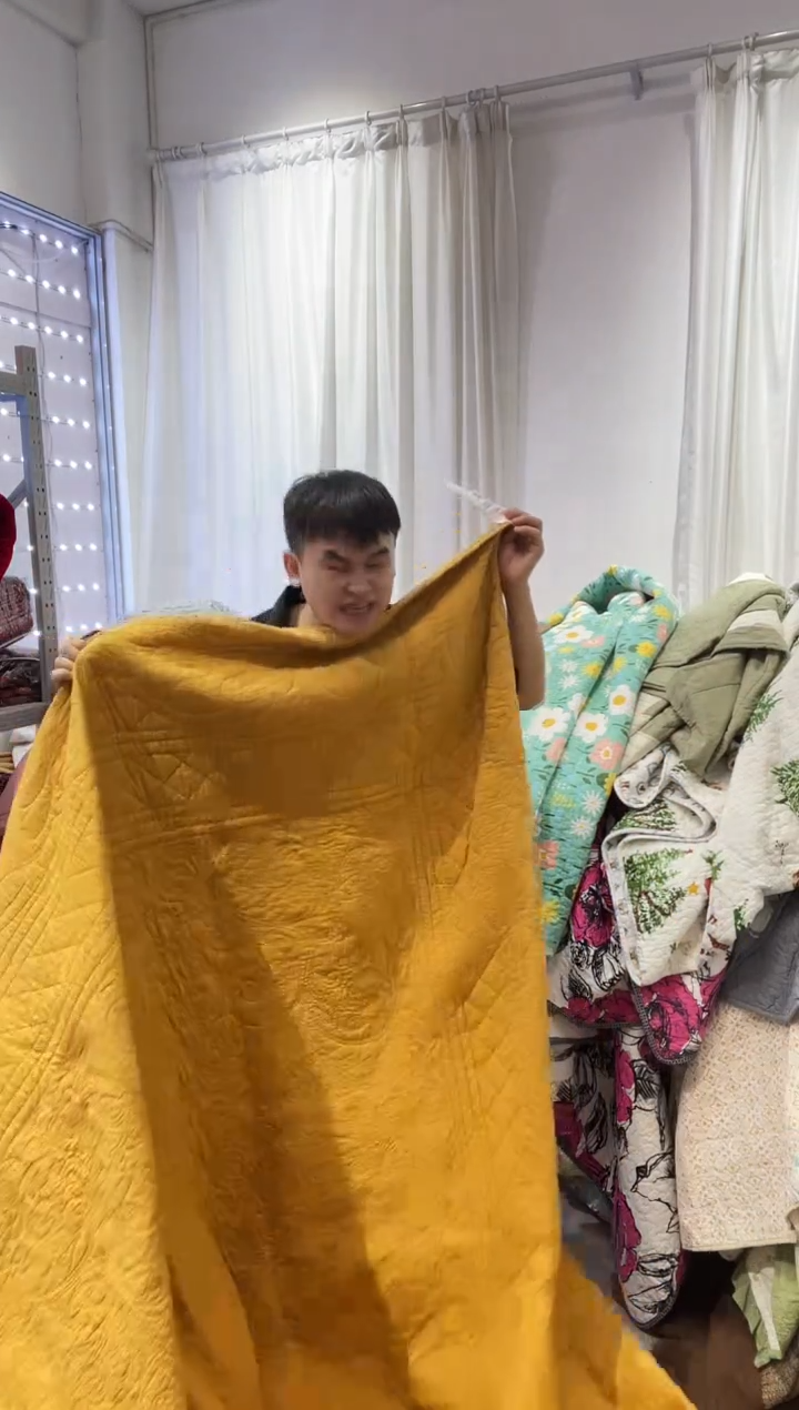 棉230*240纯棉床盖46号微瑕