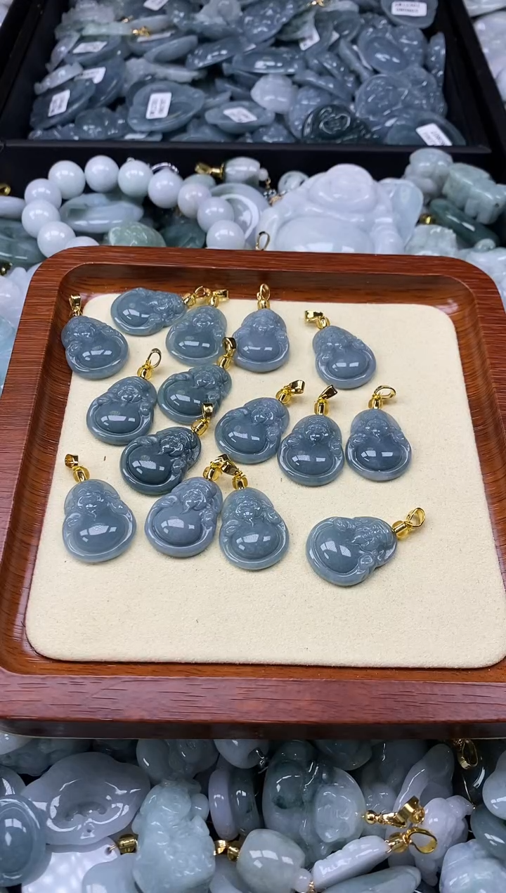 【闪购商品】翡翠颈饰未镶嵌缅甸A货翡翠015