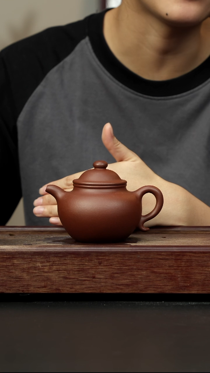紫砂茶壶底槽清 莲子 全手工