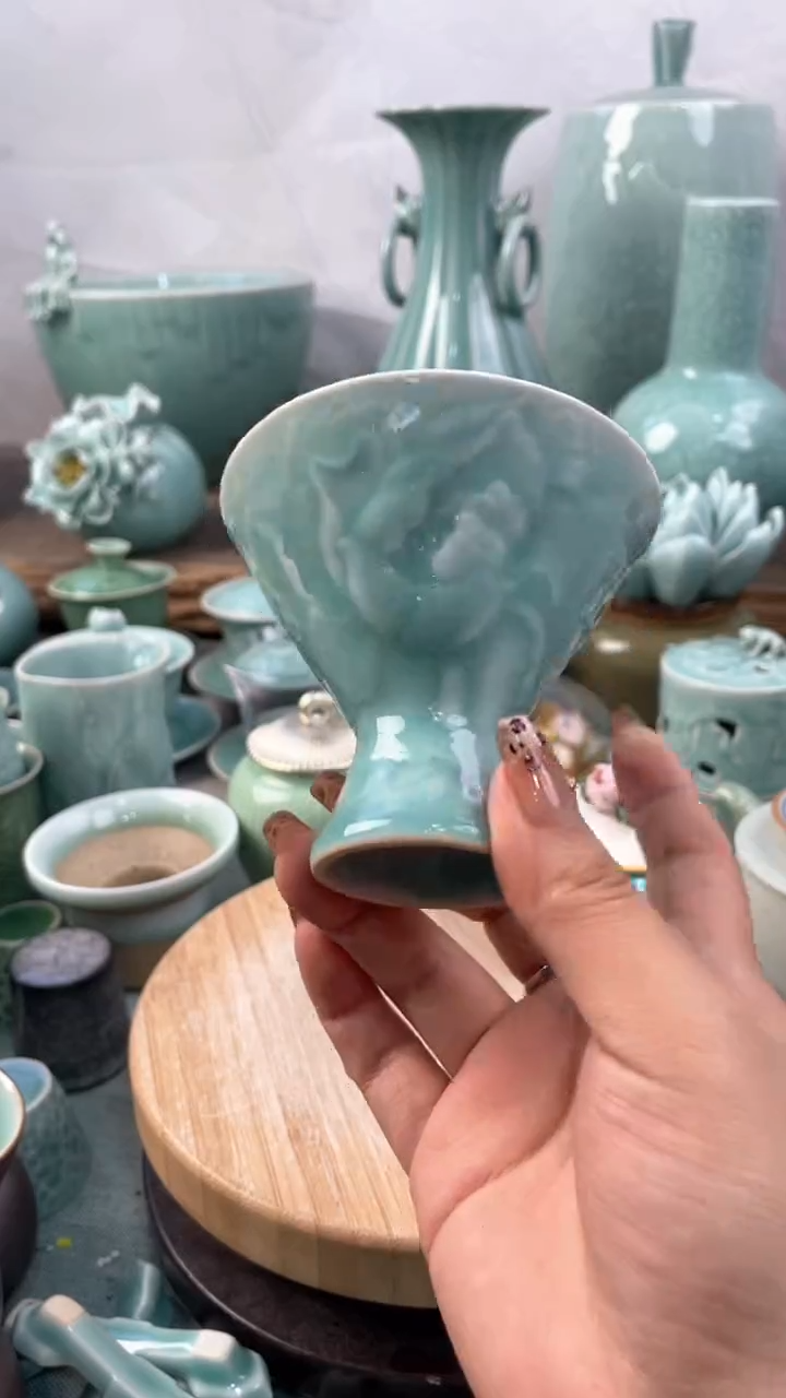 【闪购商品】特价福利 微瑕 慧仙青瓷