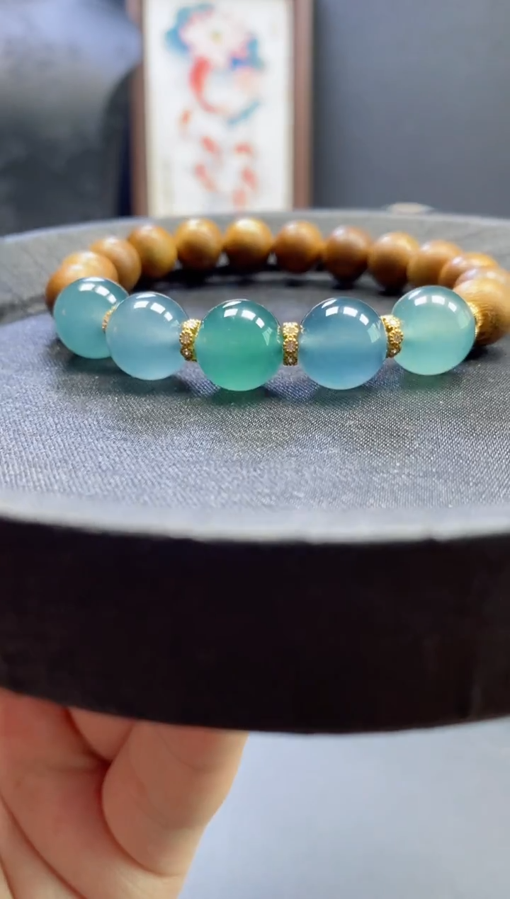 颈饰未镶嵌翡翠0366480956（设计款多宝半山半水卡12.5mm*5颗）