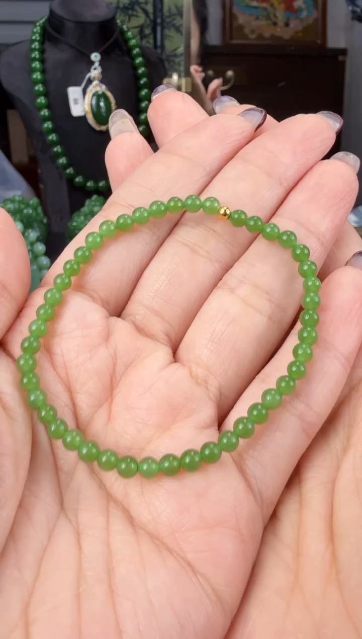 【闪购商品】和田玉（碧玉）手串未镶嵌 