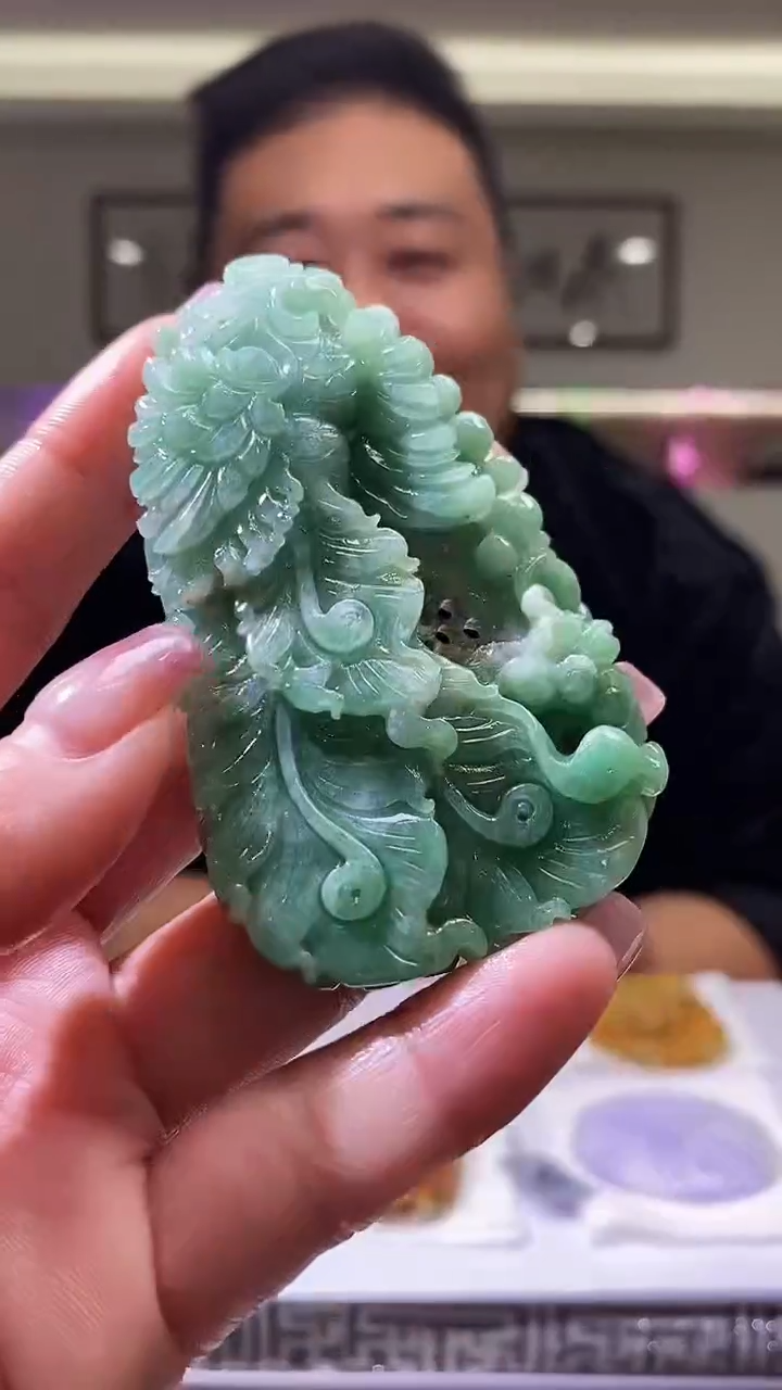 【闪购商品】定制翡翠未镶嵌18/0306/W/凤凰