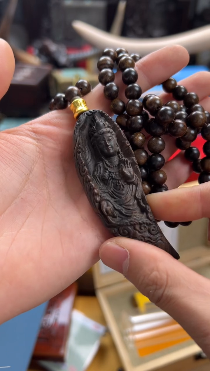 【闪购商品】木——————————————月牙观音