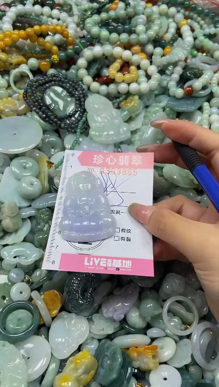 翡翠未镶嵌颈饰闪购0303865
