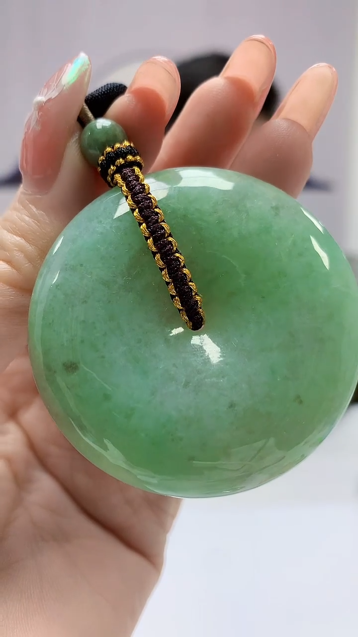 【闪购商品】定制翡翠未镶嵌4917DD-毛货挂件扣子131