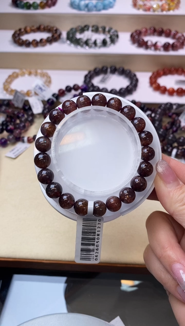 【闪购商品】堇青石手串未镶嵌血滴堇青石单圈9m+