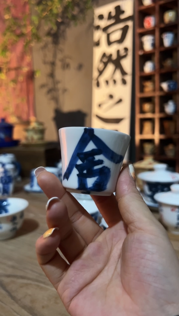 【闪购商品】观云听雨原创手绘茶具