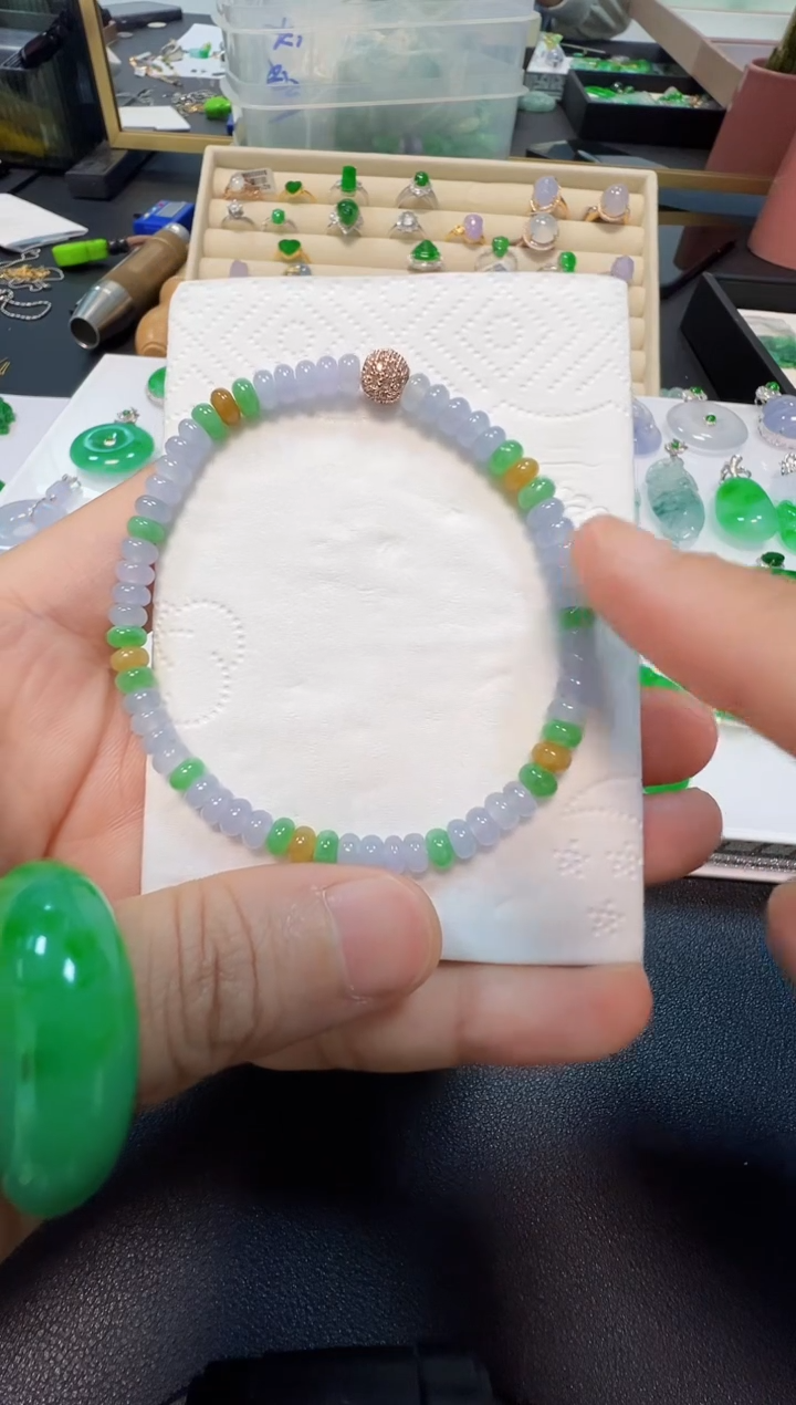 未镶嵌手链翡翠480