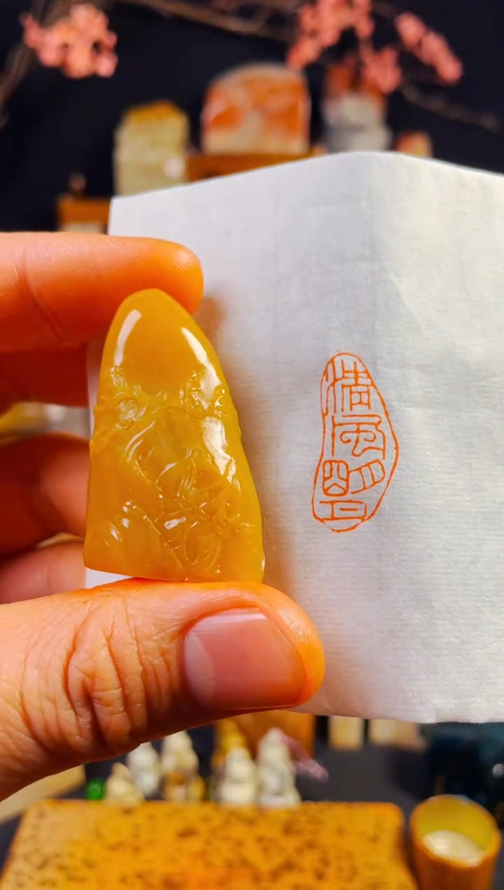 【闪购商品】寿山石印石手工篆刻《清风明月》