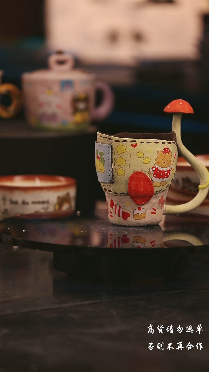 陶瓷景德镇可爱设计师款陶瓷 