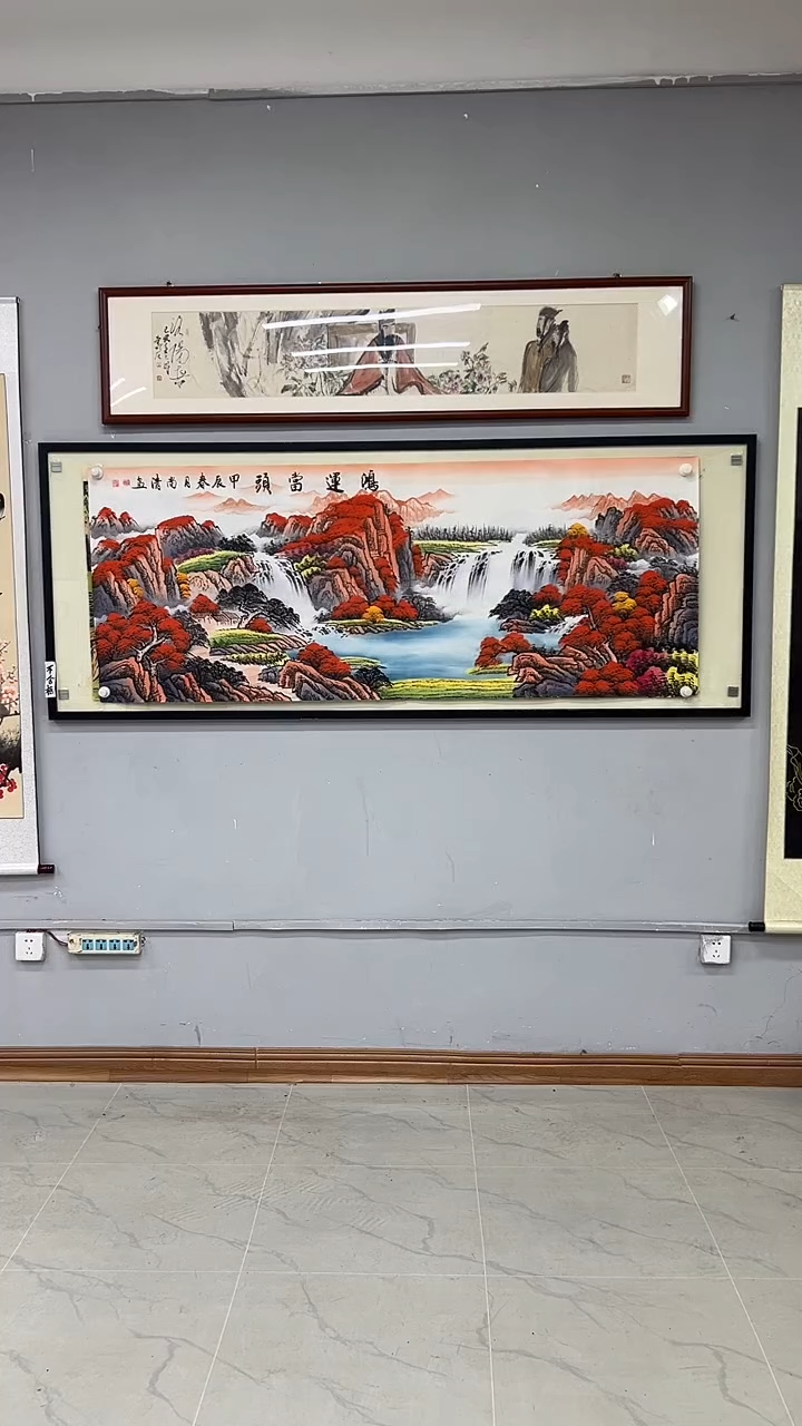 国画《鸿运当头》画芯未装裱180乘70