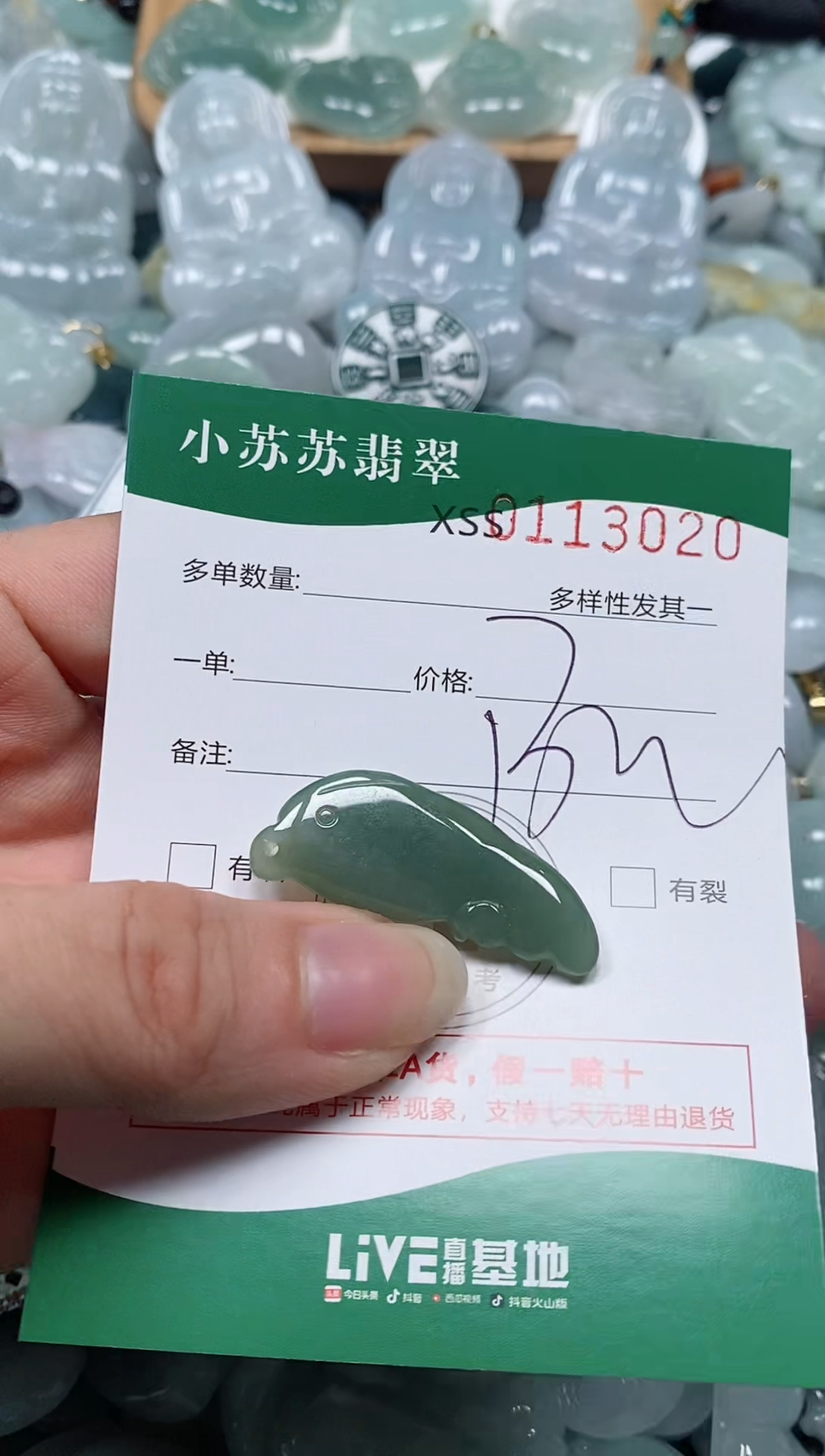 【闪购商品】翡翠未镶嵌颈饰闪购商品0113020
