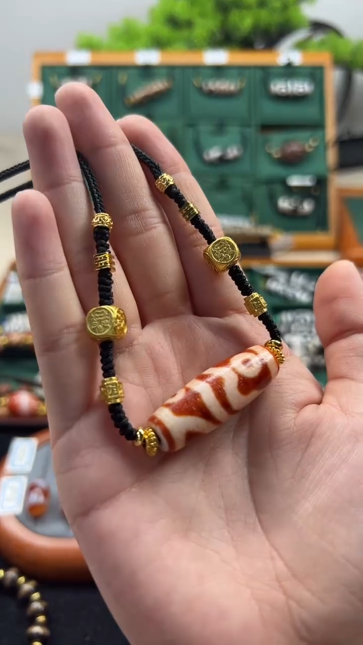 玛瑙/玉髓（覆膜）颈饰合金51.（微瑕随机发货）