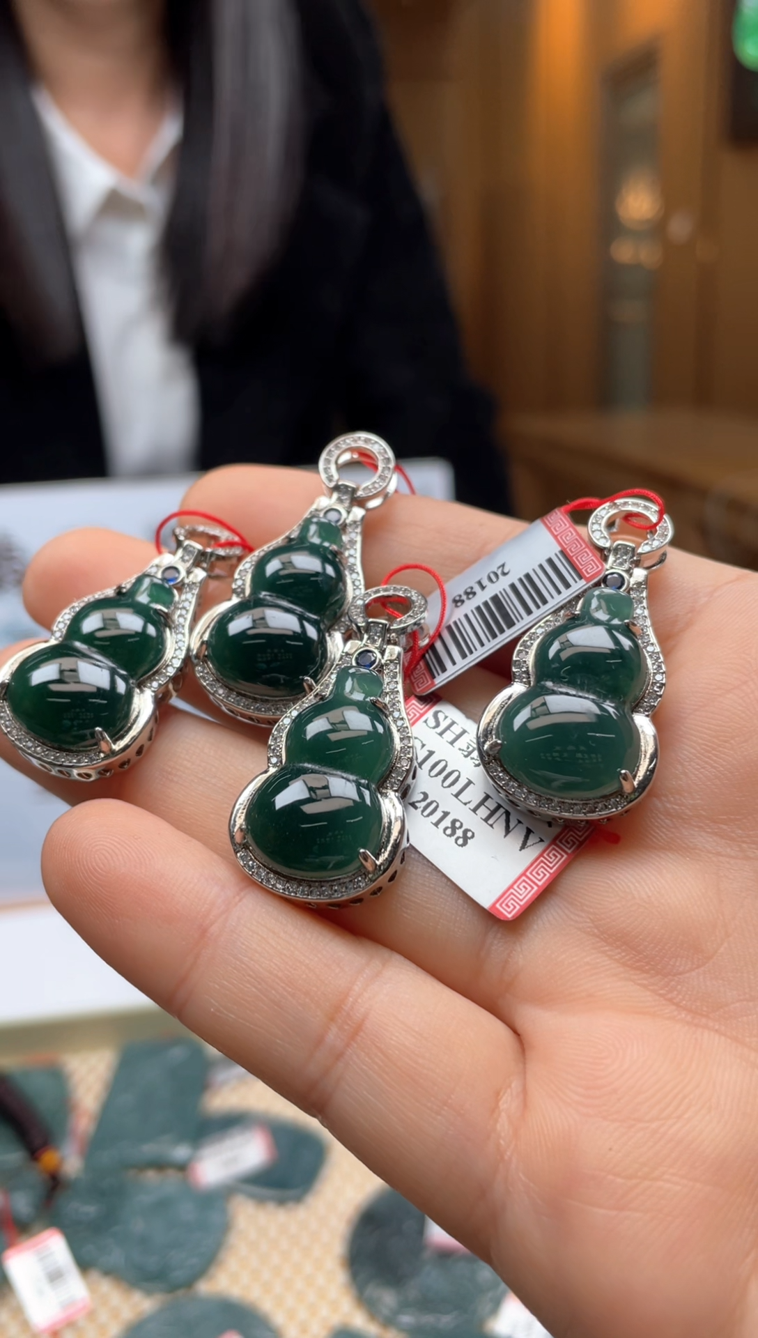 颈饰未镶嵌翡翠多样性发货【只发一件】*x103