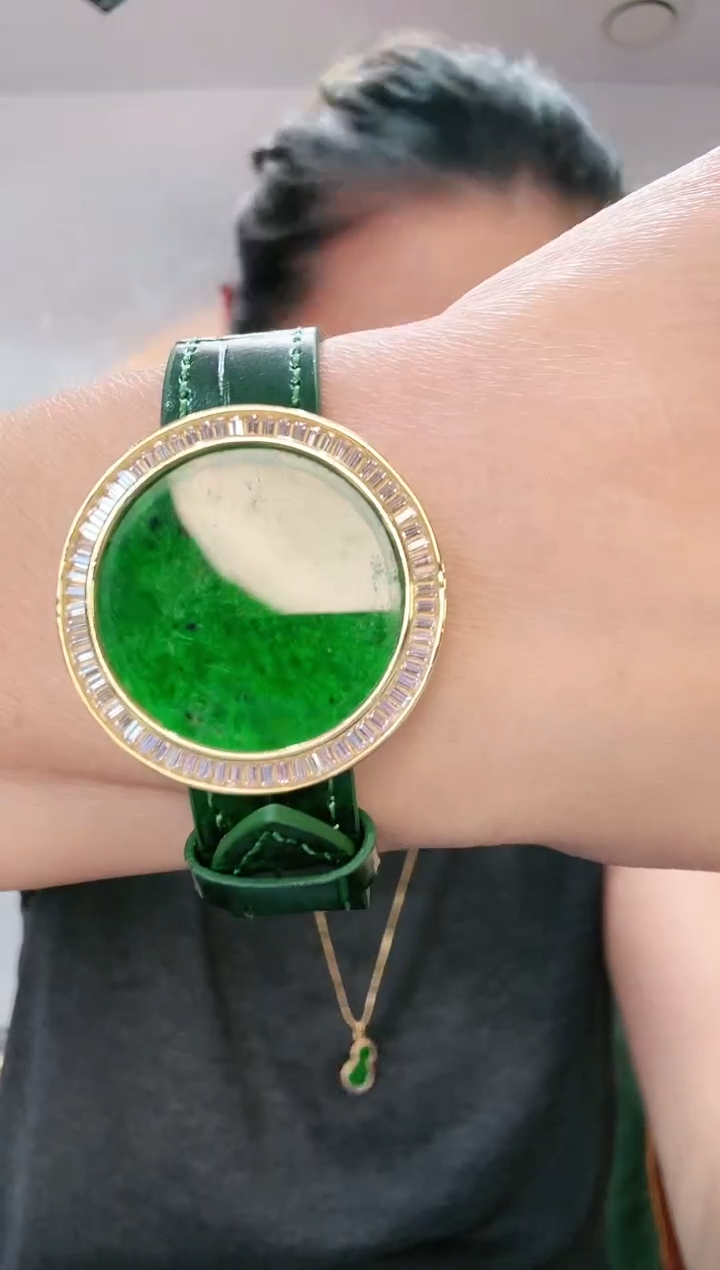 【闪购商品】翡翠颈饰银S925镶嵌吊坠