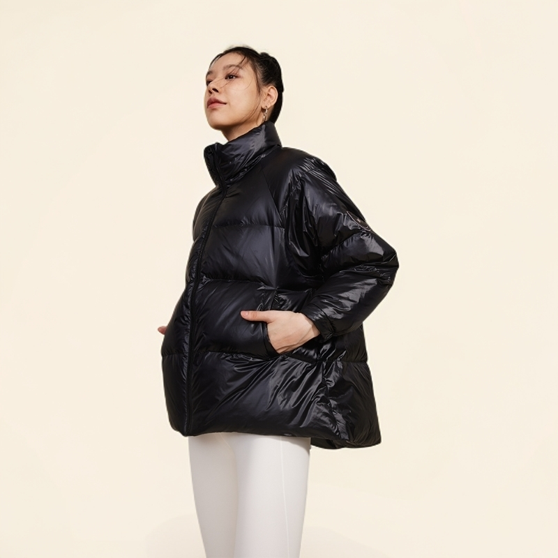 SN 女式前短后长不规则中长羽绒服SWA02130887