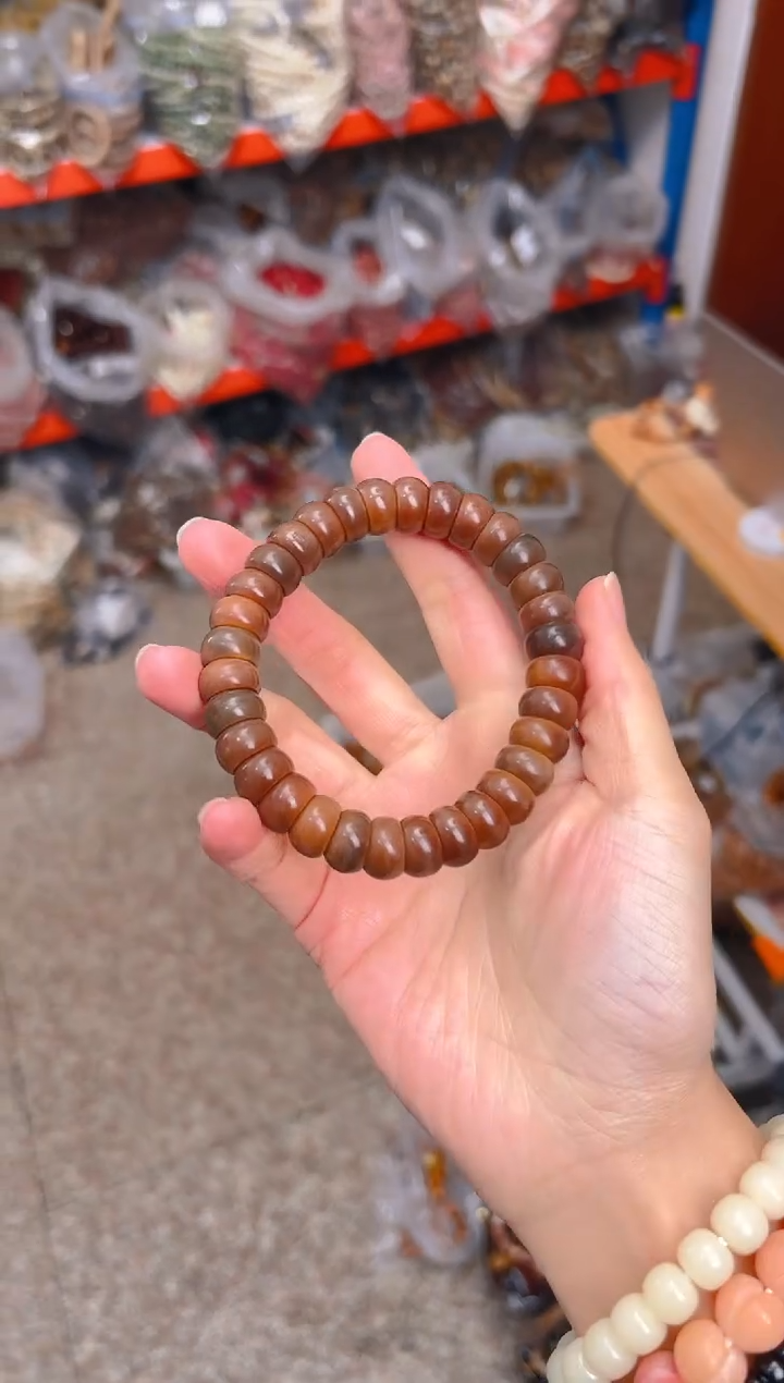 吊坠菩提根/象牙果深色碗肠单圈