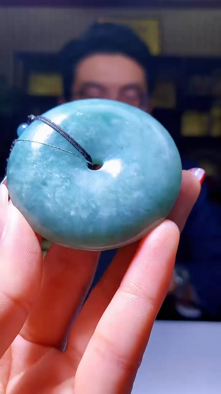 【闪购商品】定制翡翠未镶嵌1071hm-毛货挂件29