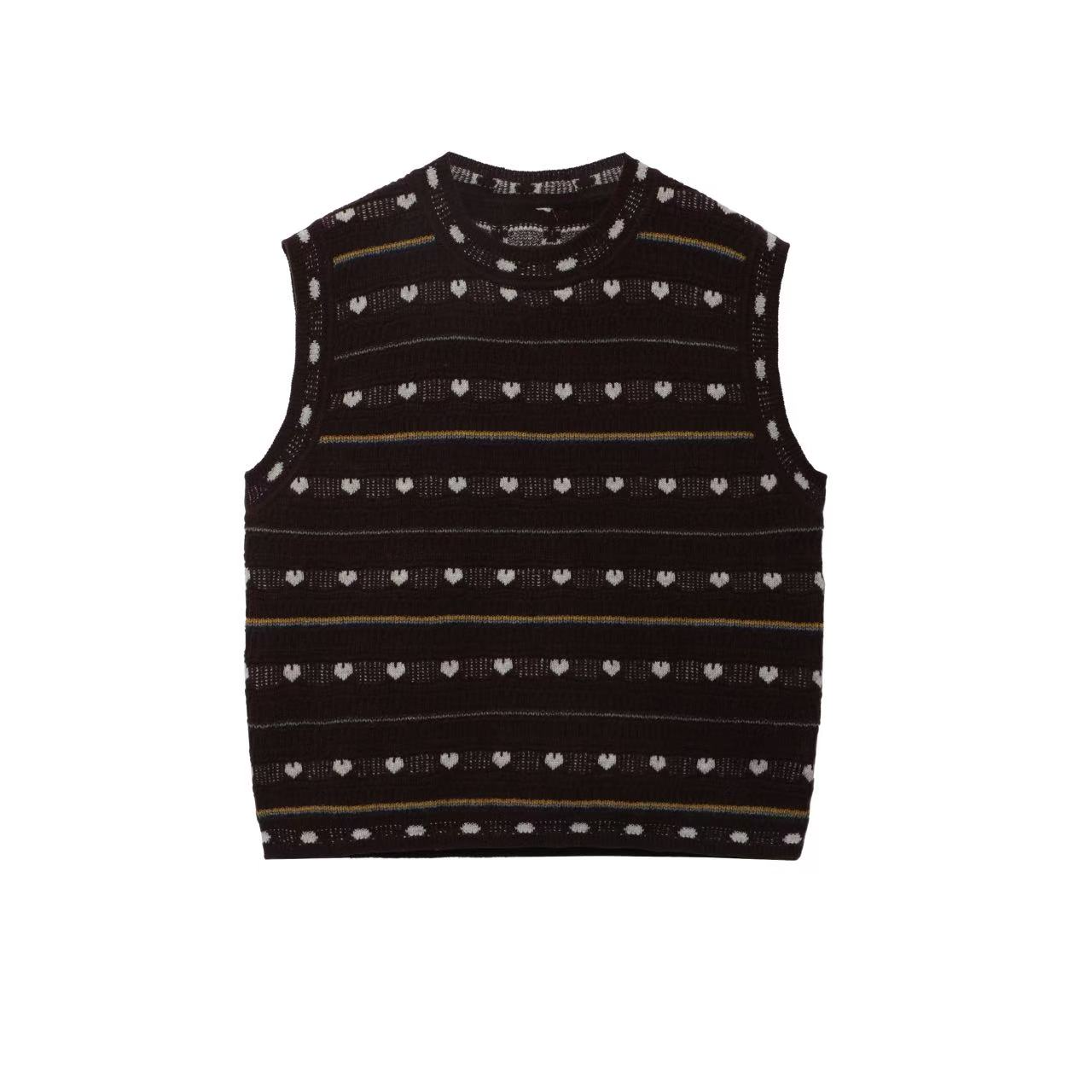 19962 MJ 山羊绒桑蚕丝绵羊毛刺绣刺绣马甲