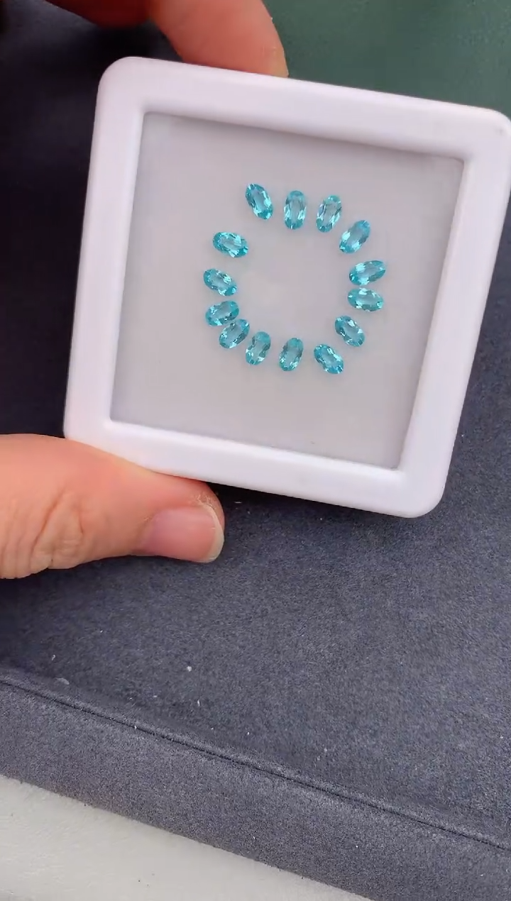 【闪购商品】磷灰石裸石未镶嵌3ct 磷灰石套盒