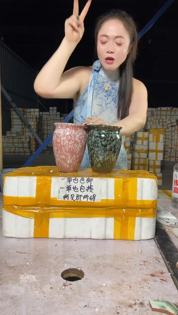 宜兴紫砂粗陶花盆12/16