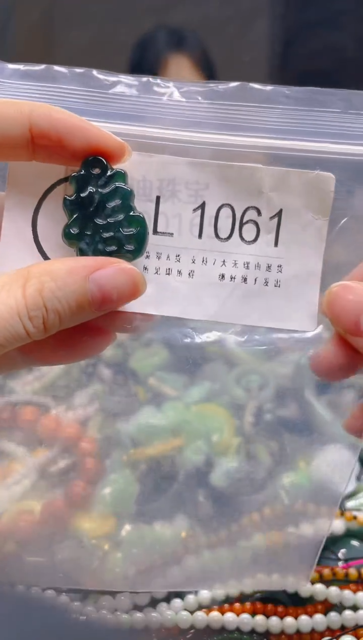 翡翠未镶嵌颈饰/L/翡翠A货一图一物