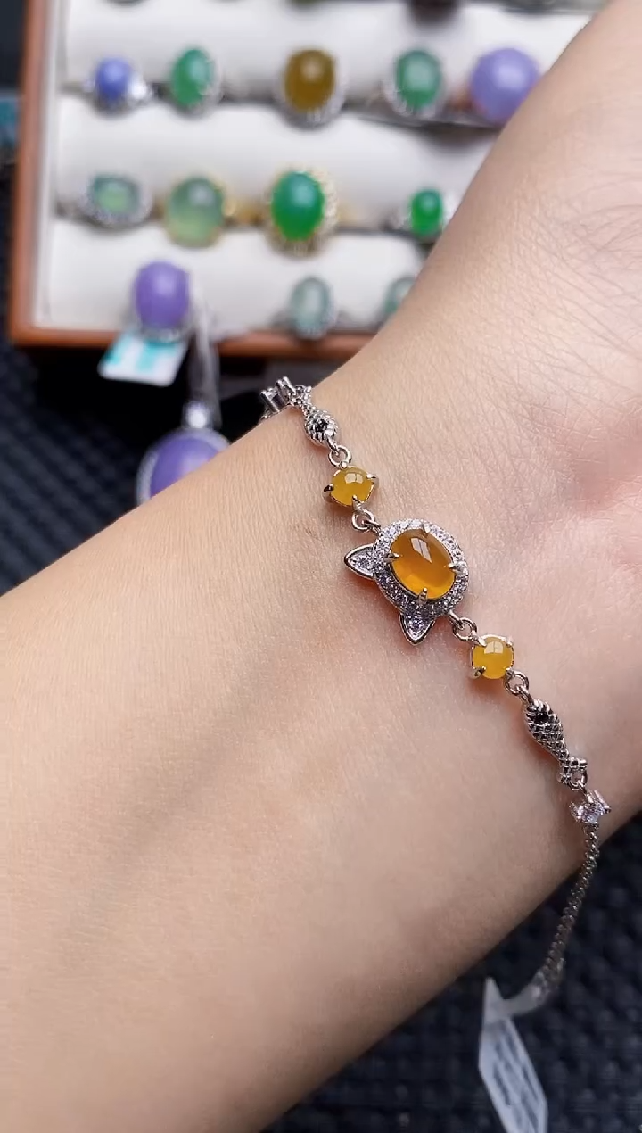 银S925镶嵌戒指翡翠5880