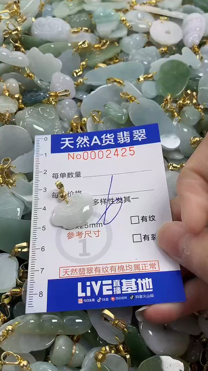 颈饰未镶嵌翡翠纯天然货a翡翠